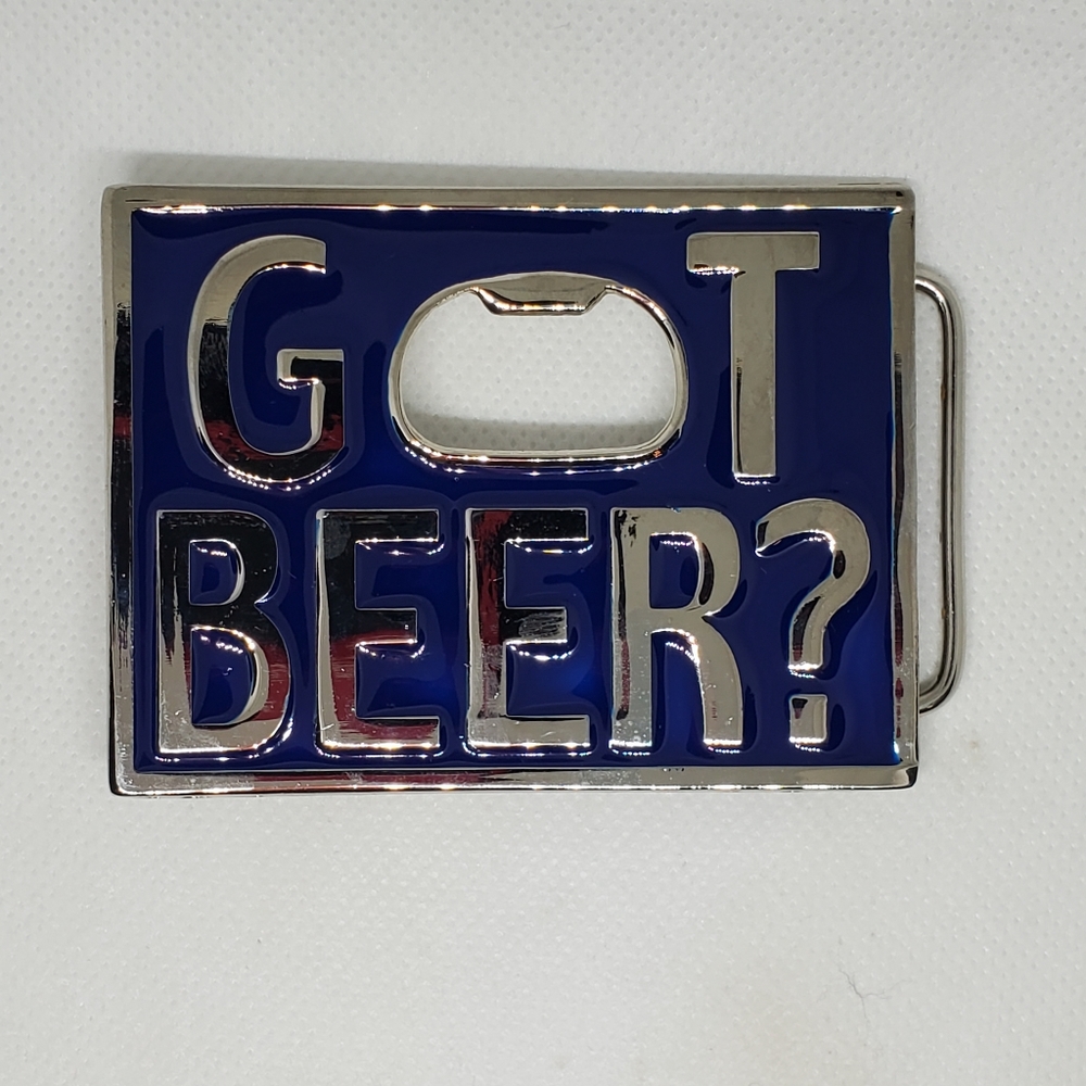 Bottle opener belt buckle got beer new retro